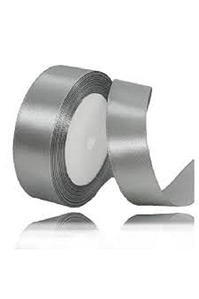 BenimMarifetlerim My Knowledge Silver Satin Ribbon 4 cm 10 Meters