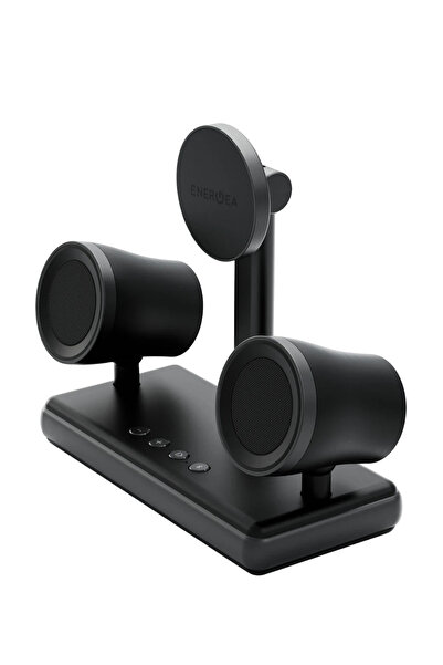 Energea MagAudio 2 σε 1 5W Επιτραπέζια Βάση Γρήγορης Φόρτισης 15W με Ασύρματο...