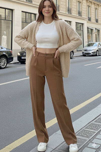 mooishan New Season Buttoned Oversized Palazzo Pants