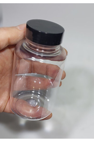 Durucam 100Pcs 100ml Wide Mouth Food Supplement Medicine Plastic Bottle Ginge...