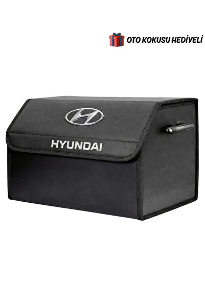 Autowise Hyundai Marka Logolu Oto Bagaj Organizer Çanta Oto Bagaj Çantası 2 B...