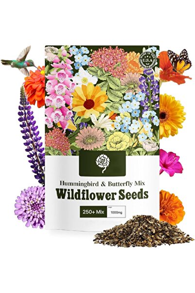 Generic Wildflower Seeds for Planting - Assorted Wildflower Seed Mix of Annua...