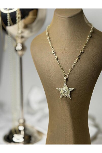 3B AKSESUAR Luxe Star Taşlı Kolye
