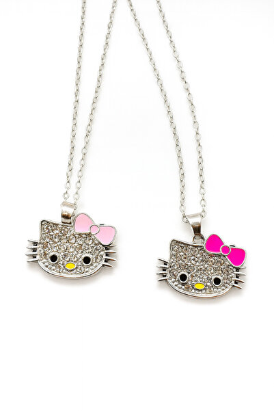 MakeWell 2'li Yıldız Kelebek ve Hello Kity Tasarımlı Zirkon Taşlı 2'li Çocuk ...