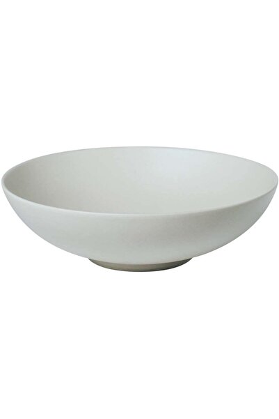 PARLEY Light Gray Low Bowl 17 cm (6 3/4 inches) by Parley, Porcelain