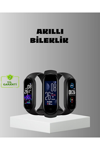Epilons Akıllı Bileklik Adım Sayarlı Kalori Takipli Bildirim Uyumlu IP67