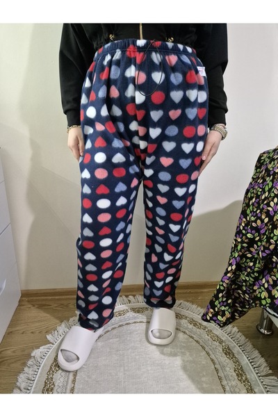 NETYILDIZ Elastic Waistband Quality Cotton Yarn Woven Fleece Fabric Pajama Bo...