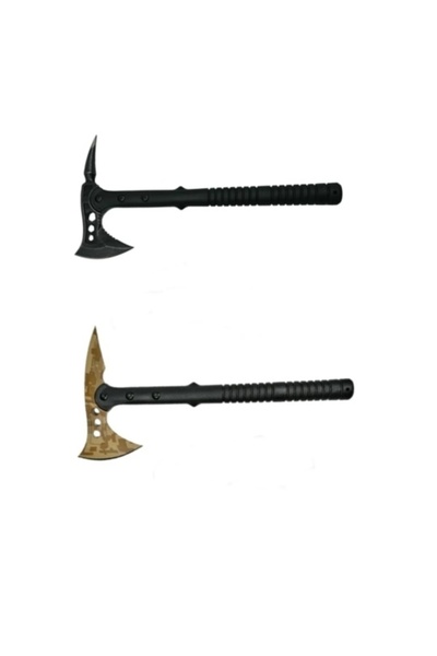 OEM Camping Set of Two Survivor Axes, Stainless Steel