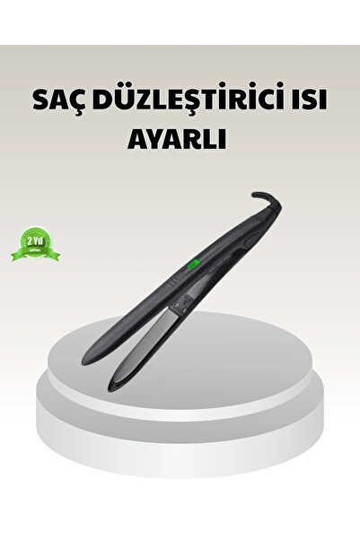 Epilons مكواة فرد الشعر مع شاشة رقمية وضبط للحرارة - لوح من التيتانيوم، تصميم...