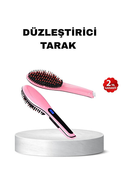 Epilons مشط تمليس الشعر السيراميكي مع شاشة رقمية - 5 مستويات لضبط الحرارة، تح...