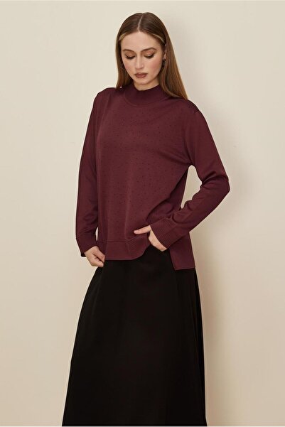 Alvina Stone Printed Knitwear Sweater 45881