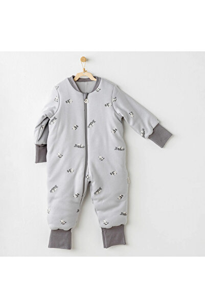 andywawa حقيبة نوم ألياف Ac26035 Keep Smiling بدرجة حرارة 2.5 توج، لون رمادي