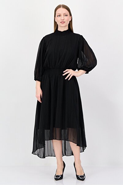 NANETTE LEPORE Women Metallic Midi Dress, Black