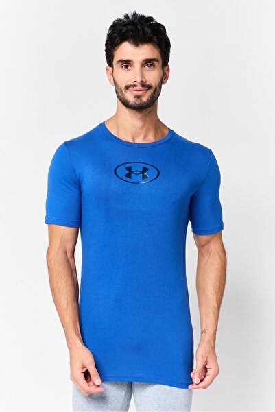 Under Armour Men Loose Fit Short Sleeve Outdoor T-Shirt, Blue