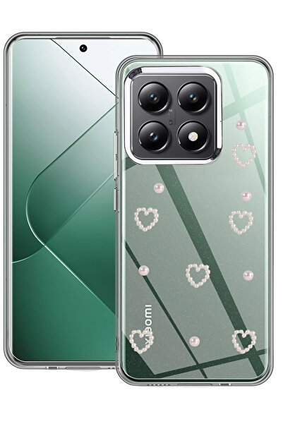 NewFace غطاء STOROZAL Xiaomi Mi 14T Pro بنمط الفيونكة - (93012) نمط 10