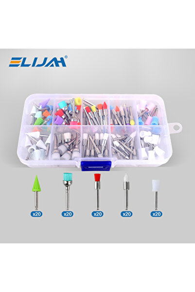 Choice1 100Pcs Kit 100pcs/Box Dental Prophy Brushes Denspay Disposable Thread...