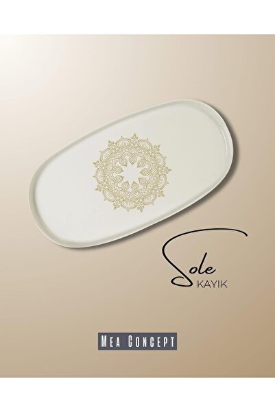 SOLE 25 cm Bone 2’li oval kayık