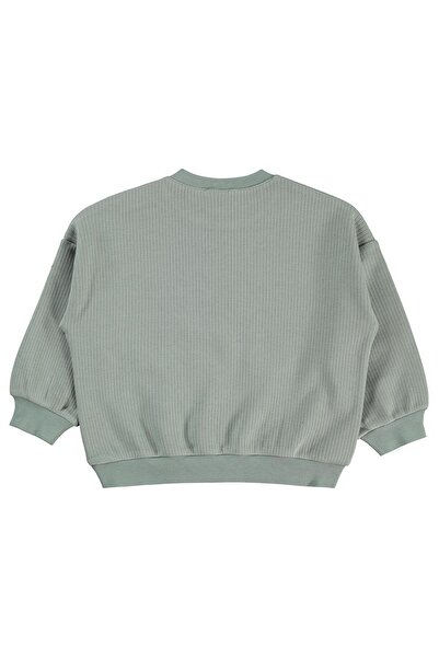 Civil Baby Hanorac cu etichetă decorativă 6-18 luni - Verde 9-12 luni