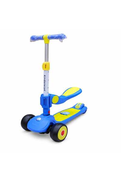 Scooter سكوتر أطفال 3 في 1 مع مقعد قابل للطي ومقبض قابل للتعديل - موديل SC120...