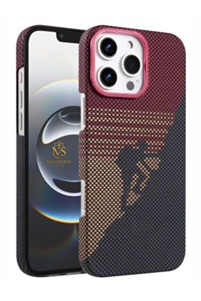 Massemr حافظة آيفون 16 برو ماكس كربون ماجسيف مغناطيسية قوية مقاومة للصدمات غط...