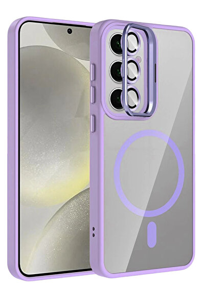 Joko غطاء ستوروزال لهاتف سامسونج جالاكسي إس 24 إف إي مع عدسة ريميم وحامل ماجس...