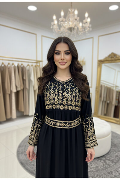 MQ Women's jalabiya with an embroidered piece design