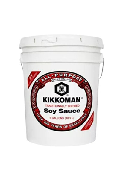 YABANEEZ صلصة الصويا (مُخمرة بالطريقة التقليدية) (18.9 لتر) "كيكومان"