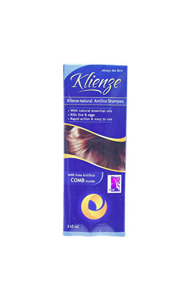 KLIENZE SHAMP ANT-LICE W\FREE COMB 210ML