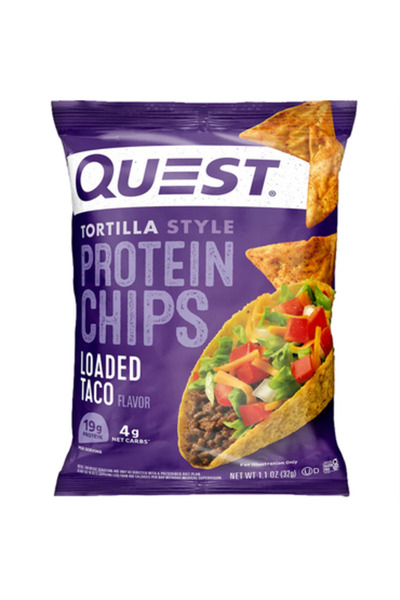 YABANEEZ رقائق التورتيلا المحشوة ببروتين التاكو "كويست"