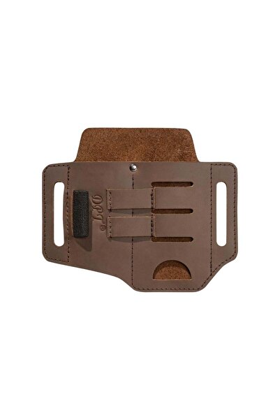 DPT Side Waist Case, Hiking Wallet, Brown, Size 14*16.5 cm