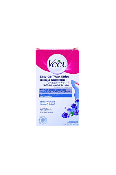 Veet WAX STRIPS PRO BKINI&UNDERARMS 16PCS+4WIPES