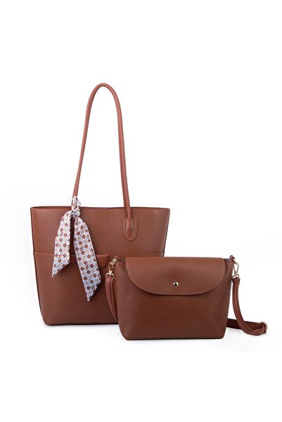 Nas Bag مجموعة حقائب كتف مزدوجة كبيرة الحجم للنساء تابا لوبيز