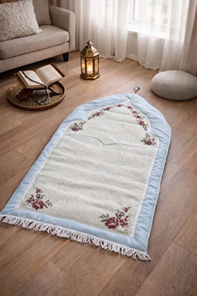 Kunzita Home Prayer rug – Soft design with elegant embroidery and excellent q...