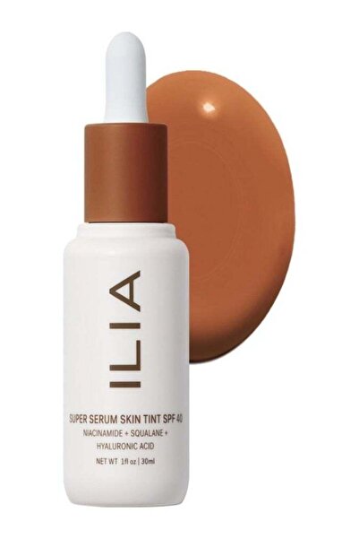 İLİA Super Serum Skin Tint SPF 40 – Pavones ST16 - Very deep with cool undert...