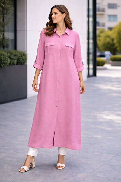 FUAT GÜRSEN Double Pocket Fold Sleeve Tunic