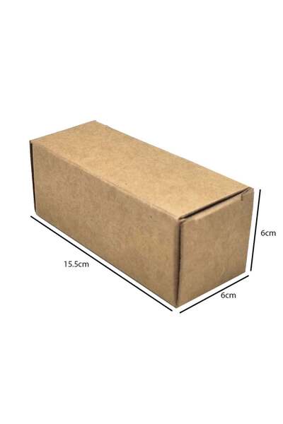 Generic 12 قطعة من علب عطور ورقية 6*6*15 سم اللون كرتوني