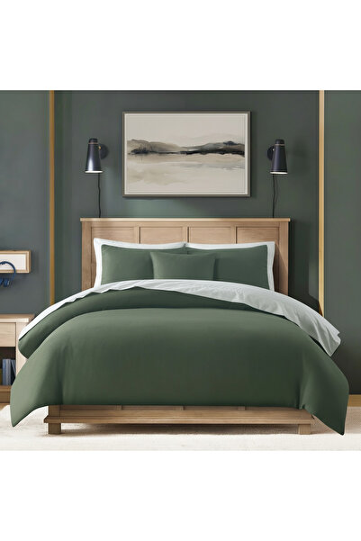 Bee Home Army Green | 8-Piece Single Duvet Set