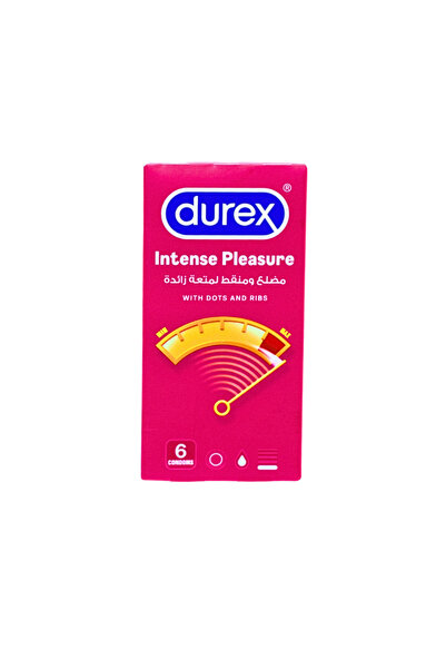 Durex CONDOM INTENSE PLEASURE 6PCS
