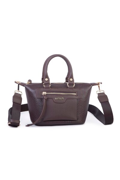 Nas Bag Women's Mini Hand and Messenger Bag Brown Victoria
