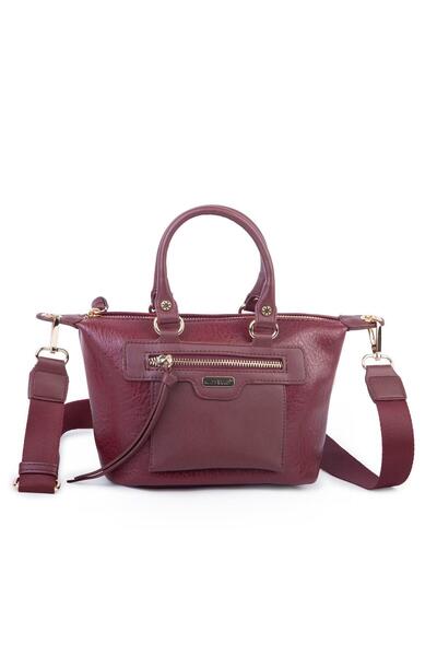 Nas Bag Women's Mini Hand and Messenger Bag Claret Red Victoria