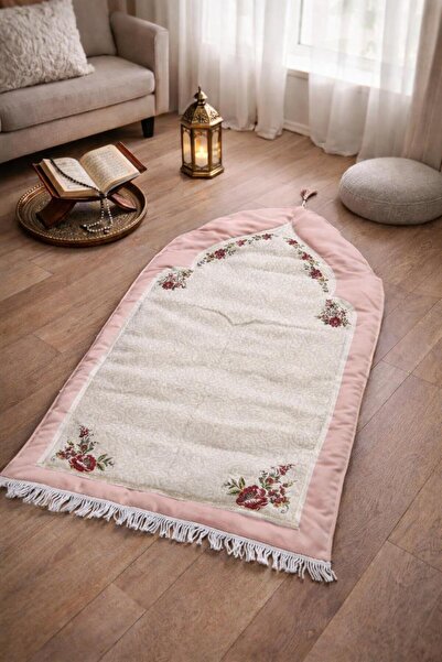 Kunzita Home Prayer rug – Soft design with elegant embroidery and excellent q...