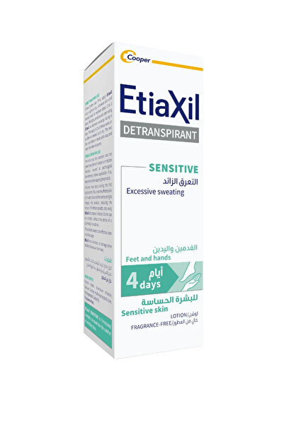 Etiaxil لوشن ديترا للقدمين واليدين للبشرة الحساسة 100 مل