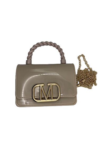 Other Silicone shoulder bag with a glossy finish and a metal MD logo