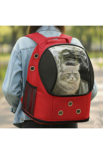 ENS PLASTİK Ufo Büyük Boy Kedi Çantası 8 Kg Taşıma Kapasiteli 42x25x33 Cm Ked...