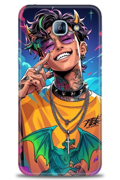 kılıfevreni غطاء متوافق مع هاتف سامسونج جالاكسي A8 2016 A+ Plus غطاء HD مطبوع...