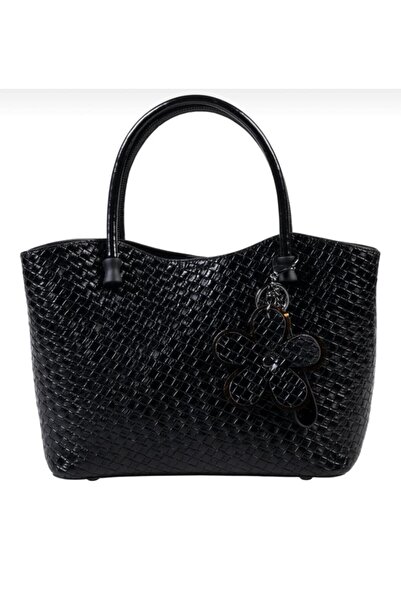 Guja C1076 Women's Straw Knitted Patterned Imported Bag
