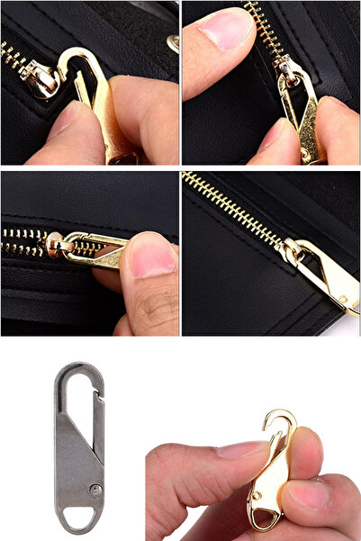 Privo Fermuar Sürgüsü Başlığı Yedeği Dikiş Gerektirmez Pratik Takılan Fermuar...