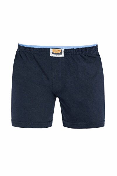 İlke 6 броя, 100% памук, едноцветни боксерки за момчета