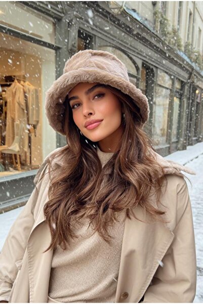 LAGRANZE Softmuse Plush Winter Bucket Hat