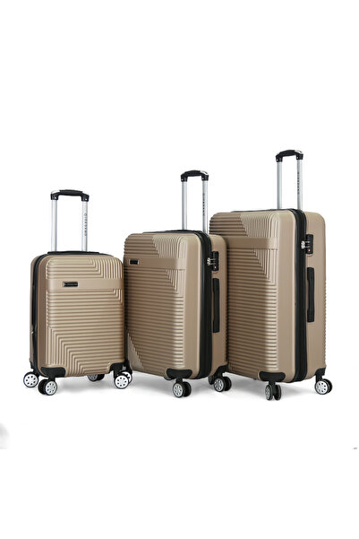 Giordano 3-piece hardshell travel luggage set